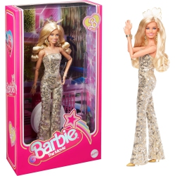 BARBIE Margot Robbie As In Disco Jumpsuit The Movie Collectible Doll In Gold