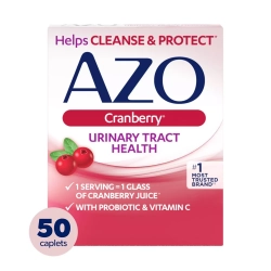 AZO Cranberry for Urinary Tract Health, Cleanse + Protect - 50Ct