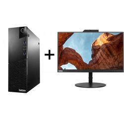THINKCENTRE Refurbished(Excellent) Lenovo M93Pi5-4570 / 16GB /256GB, 500GB / Windows 10 Pro, Builtin Wifi+Lenovo Thinkvision T22V-10 Fhd Monitor
