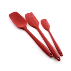 NORPRO Silicone Spatulas Set Of 3 - In Red