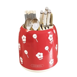 TOYTEXX Rotating Knife Stand, Kitchen Countertop Organizer Utensil Holder for Knives, Spoon, Fork, Cutlery, Chopsticks