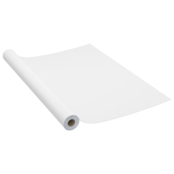 VIDAXL Self-Adhesive Furniture Film 500X90 Cm Pvc In White