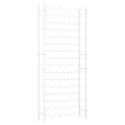 VIDAXL Wine Rack for 96 Bottles Metal In White