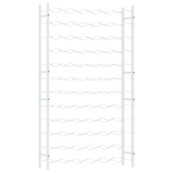 VIDAXL Wine Rack for 72 Bottles Metal In White
