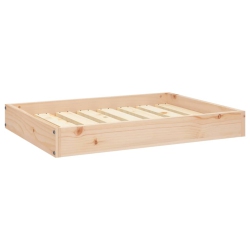 VIDAXL Dog Bed 71.5X54X9 Cm Solid Wood Pine
