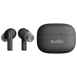 Sudio Audio A1 Pro In-Ear Noise Cancelling True Wireless Earbuds - Black