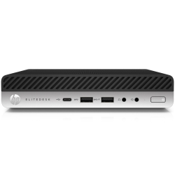 HP Refurbished (Excellent) Elitedesk 800 G4 Dm 65W I5-8500 3.0Ghz/8GB/256GB Nvme Windows 10 Pro – 3 Display Port Warranty 1 Year