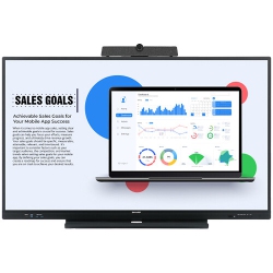 SHARP 65" 4K Uhd Aquos Board Interactive Touch Display (Pnlc652) - In Black