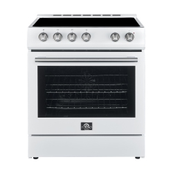 FORNO Leonardo Espresso 30-Inch Electric Range In White