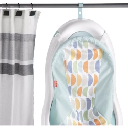 Baignoire 4-en-1 Sling 'n Seat de Fisher-Price Blanc/Bleu Best