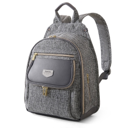 SUNVENO Tweed Diaper Bag Backpack