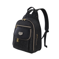 SUNVENO Tweed Diaper Bag Backpack