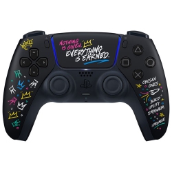 PLAYSTATION Refurbished (Good) 5 Dualsense Wireless Controller - Lebron James Limited Edition - 1000039153 In Black