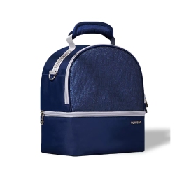 SUNVENO Lunch Bag Dual Compartment Lunch Box