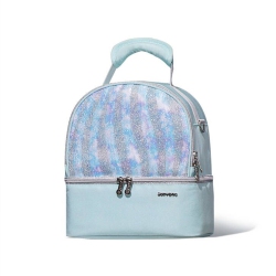 SUNVENO Lunch Bag Dual Compartment Lunch Box