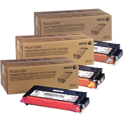 XEROX 365 Days Warranty / 106R01392, 106R01394, 106R01393. High Yield Original Toner. Color Set (Y, C, M) By Azx-Deals Canada Extra Savings