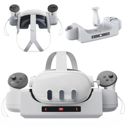 HLD Charging Dock Station Compatible \w Oculus/meta Quest 3 Vr Headset And Controller Fast Charger Base Wall Mount Charging Stand for Quest3