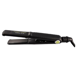 HAIR FORENSIC Straight Science Professional Flat Iron 1 Inch Titanium Plate - Up to 450F In Black