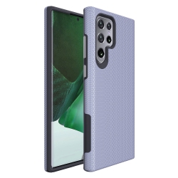 CSMART [] Slim Fitted Hybrid Hard PC Shell Shockproof Case Cover for Samsung Galaxy S24 Ultra In Grey