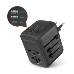 HYPERGEAR 15W Worldcharge Universal Travel Adapter With USB-C