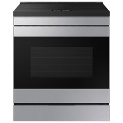 Samsung 30" 6.3 Cu. Ft. True Convection Slide-In Induction Range (NSI6DG9900SRAC) - Stainless Steel
