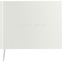 THE USEFUL CO. Useful Co. Classic Black Guest Book, Guest Book Alternative for Party, Sign In Book, Funeral Guest Book, Hardbound Guestbook, Leather