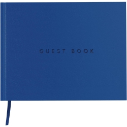 THE USEFUL CO. Useful Co. Classic Black Guest Book, Guest Book Alternative for Party, Sign In Book, Funeral Guest Book, Hardbound Guestbook, Leather