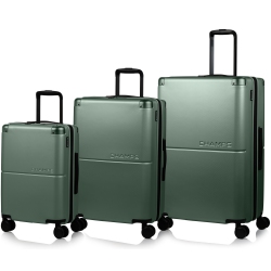 CHAMPS CANADA Earth Collection 3 Piece Hardside Luggage Set