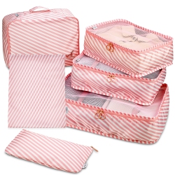 MEDCA Travel Packing Cubes - 6 Piece Set Luggage Packing Organizers And Compression Packing Cube System