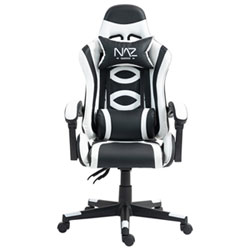 Naz Tachi Ergonomic High-Back Faux Leather Gaming Chair - Red