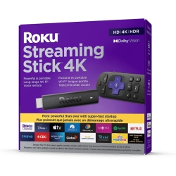ROKU Streaming Stick 4K 2022 - Official Manufacturer Product | 4K/hdr/dolby Vision Streaming Device \w Voice Remote, Tv Controls, And Long-Range