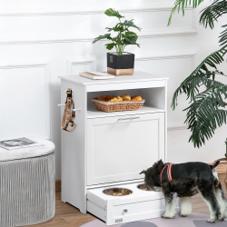 Dog bowl storage cabinet best sale