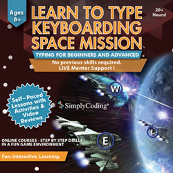 Learn To Type Keyboarding Space Mission De Simplycoding - 8 Ans Et Plus - Téléchargement Numérique