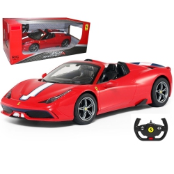 VOLTZ TOYS Ferrari 458 Speciale A Convertible Rc Car 1/14 Scale Licensed Remote Control Toy Car With Working Lights By Rastar