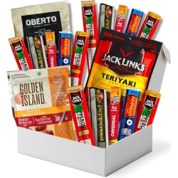 GENER Valentine's Carnivore Snack Box: Perfect Gift for Men - Beef Jerky, Pepperoni Sticks, And More