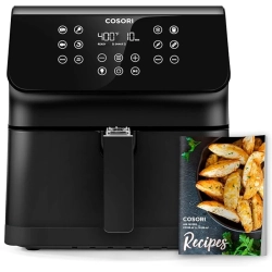 COSORI 5.8Qt Max Xl Air Fryer Oven Combo - 12 One-Touch Custom Functions, Nonstick, Dishwasher-Safe, Cookbook & Online Recipes
