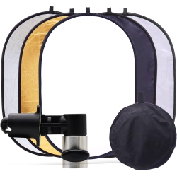 NONE 24X35Inch Photography Light Reflector \w Clip 5 In 1 Portable 60X90Cm Oval Collapsible Multi Disc Photography Studio Photo Camera Lighting