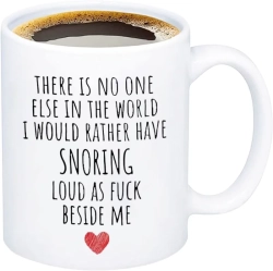 GENER Funny Valentine's Day Gift for Him, HUSBand, Boyfriend - Unique Coffee Mug for Couples - Hilarious Valentine's Day Present - Gift for HUSBand