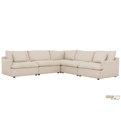 URBAN CALI Long Beach Modular Corner Sectional Sofa (Axel Beige)