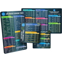 BELILAN'S DEALS Air Fryer & Pressure Cooker Magnetic Cheat Sheet Set, Air Fryer Accessories Cook Times, Instapot Accessory Magnet Sheet Quick