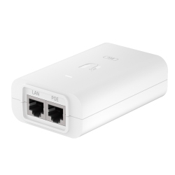 UBIQUITI 48-Volt 24-Watt Poe Adapter - In White