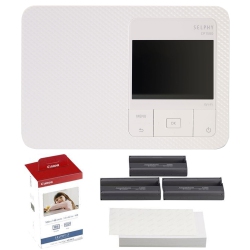 CANON Selphy Cp1500 Compact Photo Printer With Kp-108In Paper Set 3115B001 In White