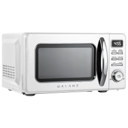 GALANZ - Retro 0.7 Cu.ft. Microwave (Glcmkz07Wer07) - Milkshake In White