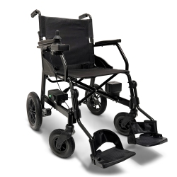 COMFYGO X-Lite Ultra Lightweight Foldable Electric Wheelchair | Portable, Travel-Friendly | Dual Motor, 16 Km Range | 360° Joystick Control