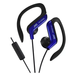 JVC AMERICA Jvc Ha-Ebr80-A Sport Clip Earphones With Microphone (Blue) [Headphones]