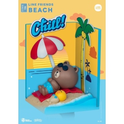 BEAST KINGDOM - Line Friends - D-Stage - Beach 6" Statue [Collectables]