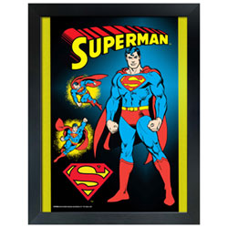 Frameworth Superman Man of Steel Framed Collage (34x26")