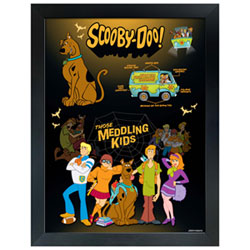 Frameworth Scooby-Doo Meddling Kids Framed Collage (34x26")