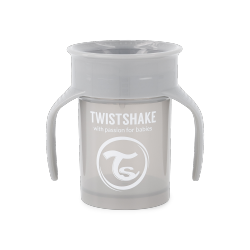 TWISTSHAKE 360 Cup 6+M Pastel In Grey