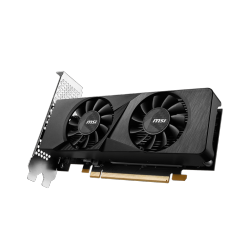 MSI RTX 3050 Low Profile Dual Fan Video Card, 6GB GDDR6, 1492 MHz